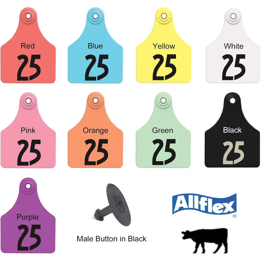 Allflex Large Complete Tags (25/package)