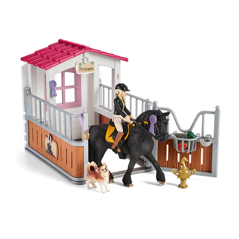 [42437] Schleich Horse Box with Horse Club Tori &
Princess