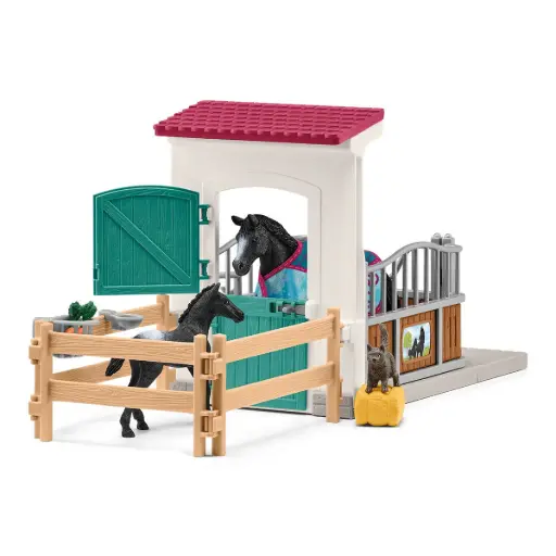 [42611] Schleich Horse Box with mare and foal
