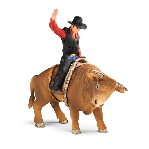 [72120] Schleich Cowboy with Bull