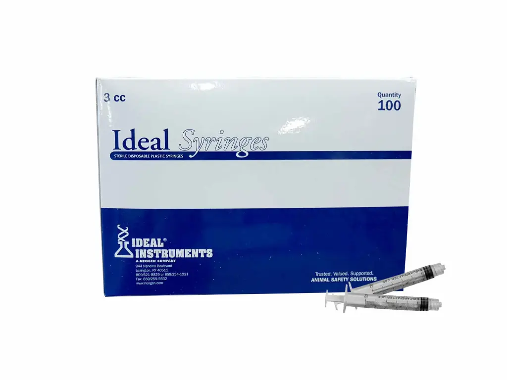 Luer Lock Syringe 12cc (3/pkg)