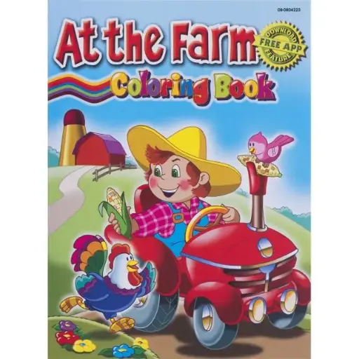 At the Farm Coloring Books 2 pack